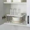 Plataforma de armazenamento de cozinha de aço inoxidável multifuncional prateleira de especiarias