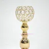 Party Decoration Crystal Glass Candle Holder Decorative Vase Tall Candleholder Wedding Home Bar Candlestick