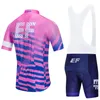 Zespół 2021 Nowy EF Jersey 20D Bike Shorts Zestaw Ropa Ciclismo Mens Summer Szy Quick Pro Pro Pro