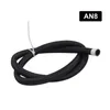 Manifold Parts 100cm Black CPE Rubber Fuel Hose Car Modified AN8 Braided High Quality Oil Gasoline Brake Line4085385