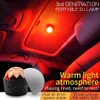 Auto Draagbare DJ Lamp LED-verlichting Stage Star Sky Top Trystal Magic Ball USB Opladen Voice Control Kerstmorage D33