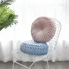 Cushion/Decorative Pillow European Style Sofa Throw Luxury Velvet Cushion Pleated Fabric Handmade Round Wheel Pumpkin Seat