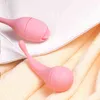 NXY Eggs Vibratore a doppio uovo per le donne Palline vaginali Giocattolo per leccare la fica Stimolatore del clitoride Lingua femminile Masturbatore Macchina del sesso per adulti 1209