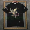 Designer Luxury Tag Kläder Mens T Shirt Skull Print Kortärmad Bomull Casual Star Tshirt Camiseta Womens Tee Toppar