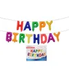 2021 nova carta de feliz aniversário de 16 polegadas, formato de alumínio decoração de balão de alumínio novo balão de decoração de aniversário