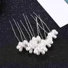 Hair Clips & Barrettes Fashion Wedding Bridal U-shape Hairpin Sweet Gypsophila Fake Pearl Accessories Handmade Jewelry For Women Co