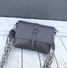 HBP Tassel Väska Handväskor Smooth Table Purse Hängare Cowhide Metal Chain Handväska Äkta läder Axel Väskor