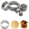 Baking & Pastry Tools 11pcs/set Stainless Steel Round Cookie Biscuit Cutters Circle Metal Ring Molds For Fondant Cake DIY