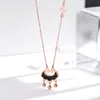 Creative Design 18K Pozłacane Ze Stali Nierdzewnej Serce Aminal Naszyjnik Wisiorek Choker