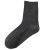 Men's Socks Men's Lkwder 5ペア厚い温かいハイチューブスポーツソックソックソリッドチューブイントレンド秋と冬のメイアスカルテチン