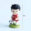 Creative Football Sports Theme Happy Birthday Cake Toppers Cartoon Boy Birthday Cupcake Topper Decoration Kids Birthday Party Y200618