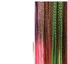 2021 Jumbo Braids Ombre Pre-Sträckt Flätande Hårfri Syntetisk Hekla Braids Hårförlängning 20 "26" Varmt vatten