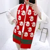 knitted christmas scarves