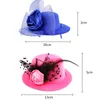 Dog Apparel Multicolor Pet Hats Ladies Cap Top For Small Medium Dogs Headwear Dressing Up Cat Cosplay Accessorries 25310R