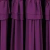 [Deat]女性のドレスVネックのハイウエストの床の長さのフリルフレアスリーブエレガントな緩いフィットファッション夏13q345 210527