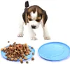 Eten Water Bowl Dog Toy Flying Discs Training Siliconen Flying Disc Lichtgewicht Floatable War Catch Play Dubbels