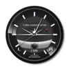 Aviation Classic Silent Non Ticking Wall Clock Aircraft Cockpit Style Face Wall Clock Airplane Instrument Timepiece Pilots Gift 210310