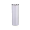 20oz 30oz Skinny Tumblers em branco sublimação slim copo canecas com tampa e canecas de cerveja de palha plástica canecas mar shipingt2i52111