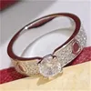 Haute qualité Designer hommes femmes 925 en argent Sterling bande Dimand anneaux bijoux de mode hommes bague de promesse de mariage cadeaux pour femmes