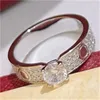 Diseñador de alta calidad Hombres Mujeres 925 Banda de plata esterlina Dimand Anillos Joyería de moda Anillo de promesa de boda para hombre Regalos para mujer