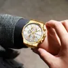 Curren Män Lyx Märke Quartz Watch Militär Watch Fashion Causal Chronograph Clock Rostfritt stål Armbandsur Montre Homme Q0524