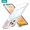 ESR Phone 12 mini 12 Coque transparente en verre trempé 12/12 Pro Max Fundas ECHO Cases