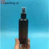 50 pcs 10 100 ml Pulverizador de perfume de plástico marrom garrafas vazias China pequeno recipiente frete grátis transporte líquido atomizador embalagem alta qualtit