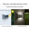 Outdoor Solar Wandlampen IP65 Waterdichte Tuinverlichting Up En Down Verlichting Decoratieve Straat Licht Voor Thuis Trap Hek Patio Gat2484136