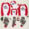 Newchristmas Family Pajamas Sets Dad mama dzieci rodzina pasująca Boże Narodzenie świąteczna noc świąteczna noc piżamowa noszenie EWA18398310499