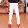 Boys Pants Spring Casual Elastic Waist Solid 100% Cotton For Children 3-18T High Quality 211103