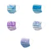 2021 New Disposable three-layer snowflake printing mask anti-dust adult combination non-woven fabric melt blown cloth masks