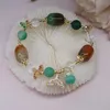 Bangle Fishtail Fashion Agate Natural Stone Bracelets Women Jewelry