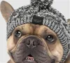 Autumn and winter fur ball keeps warm and windproof puff ball knitting method dog fighting hat hot new pet headgear 107 V2