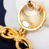 Boucle d'oreille de la qualité supérieure avec diamant de design creux et mots pour femmes Charme Bijoux de mariage cadeau PS3498