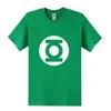 Ny grön lykta T-shirt Män Den Big Bang Theory T-shirt Top Quality Cotton Sheldon Cooper Super Herot T Shirts Men G1222