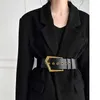 Black Woollen Suit Jacket Autumn Winter Thickening Vintage Oversize Wool Blazers Female Outwear High Fashion 210608