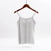 Women's Shapers Women's Modal Vest Top Women Lingerie Chest Pad Sleeveless Straps Summer Solid Tank Tops One-piece Female Camisoles