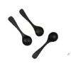 White or black spoon 0.5g plastic measuring spoons powder spoons