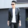 Men's Fur & Faux Leather Suede Men Jacket Coat Spring Autumn Female Moto Suit Outerwear Plus Size LF2034