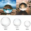 Nieuwigheid Items Clear Lens Globe Crystal Glass Ball Stand voor Sfeer Decoratieve Woondecoratie Pojry Balls X7I0