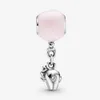 Yeni Varış 925 Ayar Gümüş Fil Ve Pembe Balon Dangle Charm Fit Pandora Orijinal Avrupa Charm Bilezik Moda Takı Aksesuarları