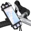 Suporte ajustável do telefone da bicicleta para o iPhone Samsung Universal Mobile Cell Cell Bike Handlebar Clip Stand GPS Mount Backet