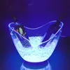 Party Dekoration 8L bar LED Eisschaufeln Acryl leuchtender Barrel wiederaufladbare Eimer Champagner Bierkunststoff