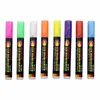 Reforçadores 8-Color Highlighter Eletrônico LED Escrita Caneta Graffiti Watercolor Fluorescência Marcador Estudante de Desenho de Desenho