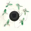 Utomhus LED Solar kolibrier Lampa Laddningsbar vindklocka Garden Hanging Lights