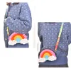 Party Rainbows Wolken Portemonnee Push Bubble Potlood Case Fidget Speelgoed Siliconen Meisjes Tassen Antistress Stress Reliever voor kinderen Volwassen