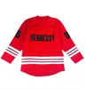 Maglia CeUf Mobb Deep Prodigy 95 QUEENS BRINEG RIP PRODIGY Maglia da hockey giovanile da donna cucita al 100% Rosso Blu S-5XL