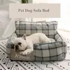 Afneembaar huisdier bed voor kleine medium grote honden ademend alle seizoenen hond huis wasbaar katoen puppy sofa kennel producten 210924