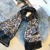 Retro Women's Wear Soft Silk Print Long Scarf Sjal Vår och Summer Style 180-90cm Scarf Gratis frakt