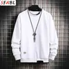 SFABL est Fashion Print Sweatshirt Hommes High Street Sweats à capuche Mens Patchwork Harajuku Sweatshirts Hommes Tops Streetwear Mâle 210728